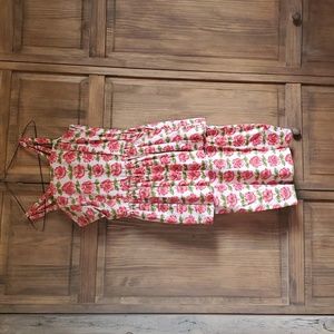 Vintage Handmade Floral Peplum Sundress